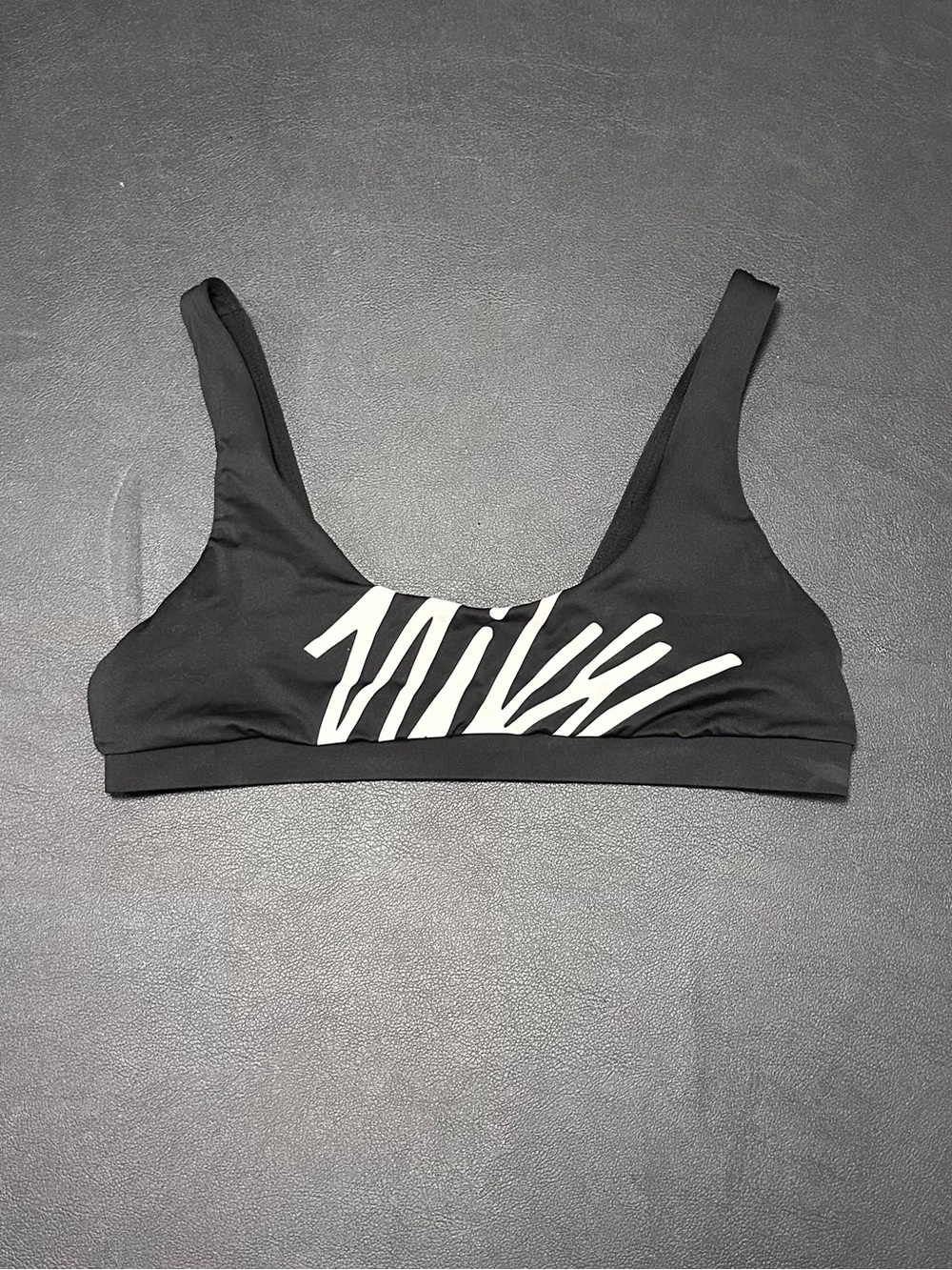🌊 Black Nike Move to Zero Swim Bralette Top Sz M 🏖️